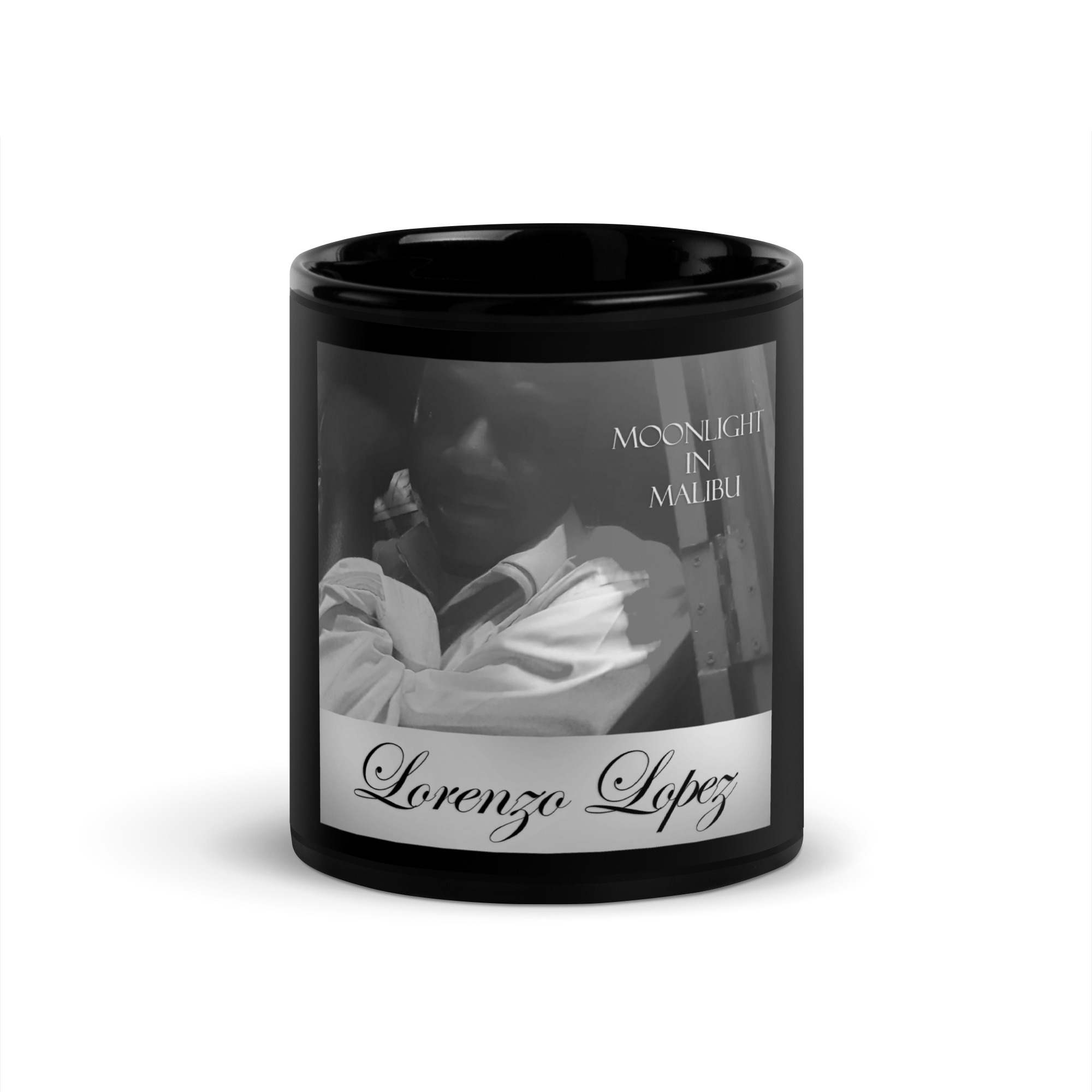 Black and White Midnight in Malibu Mug - Image 3