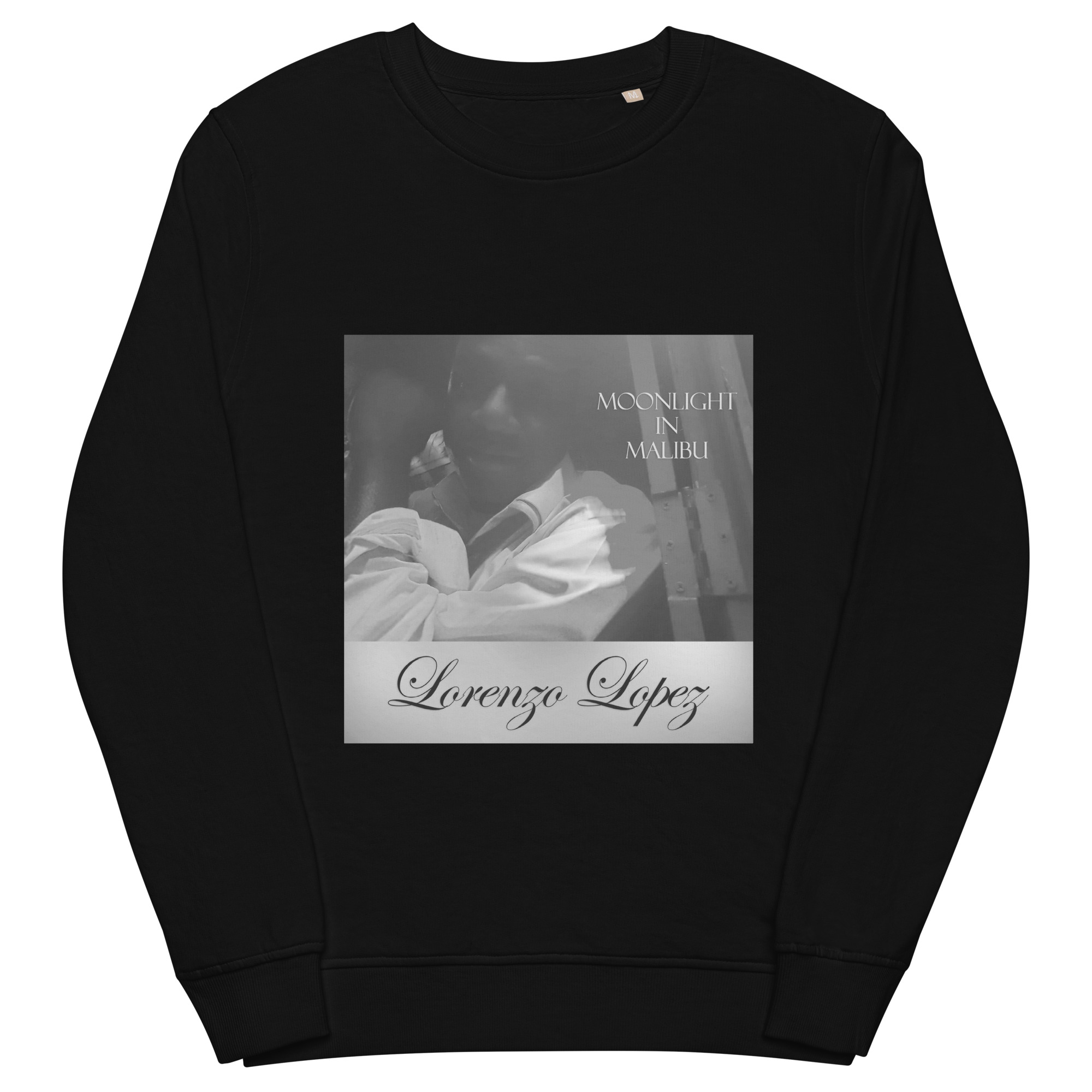 Black and White Midnight in Malibu Sweatshirt