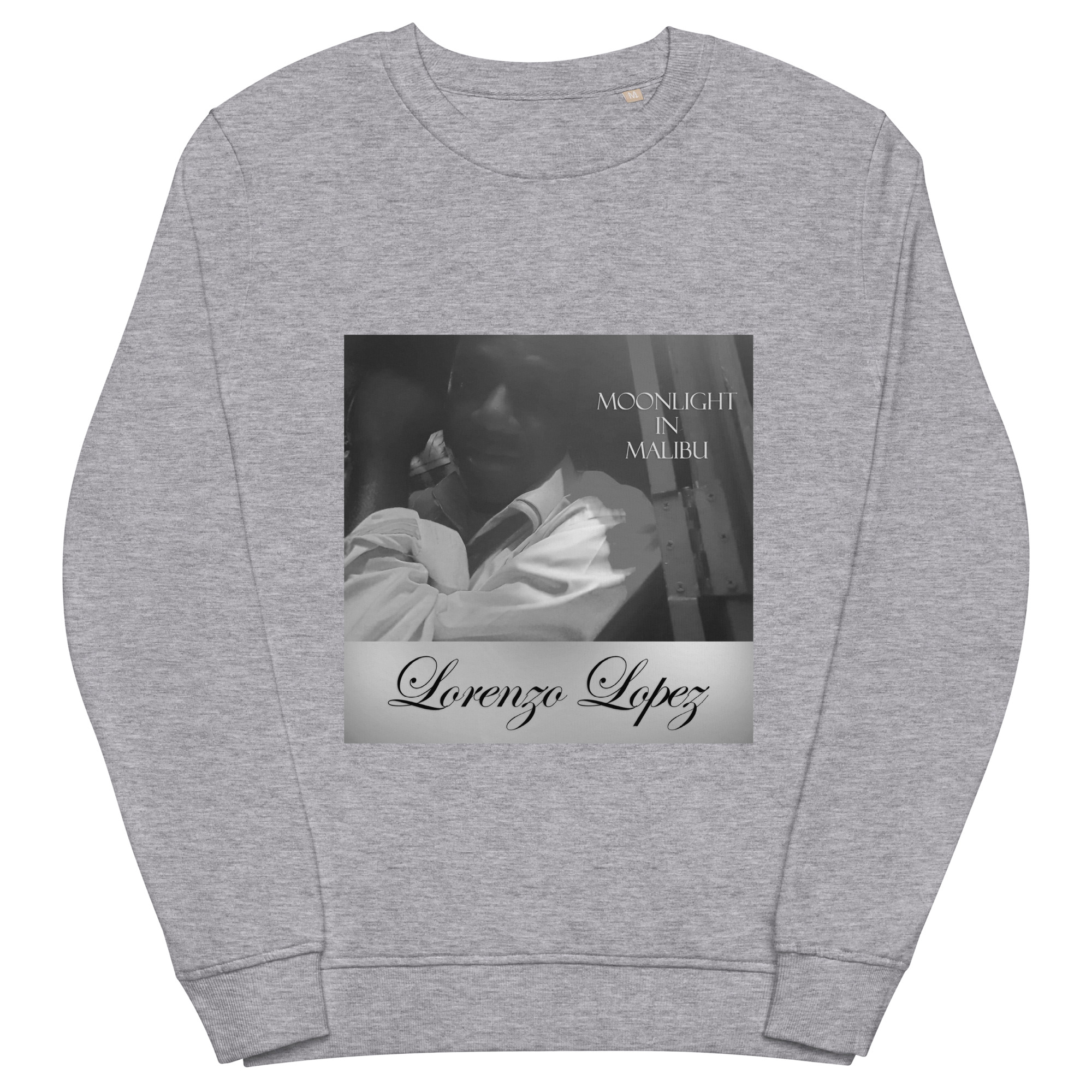 Black and White Midnight in Malibu Sweatshirt - Image 5