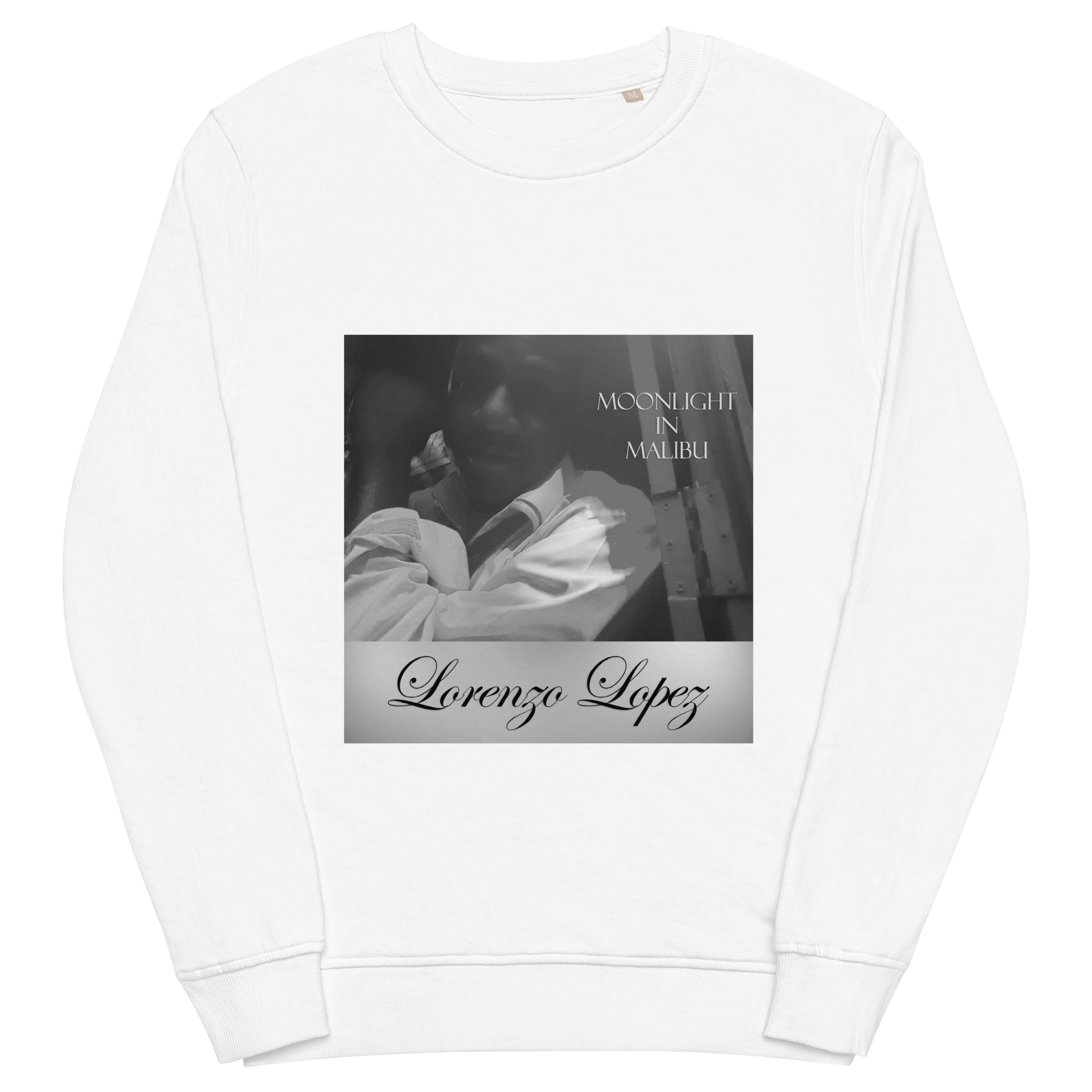 Black and White Midnight in Malibu Sweatshirt - Image 7